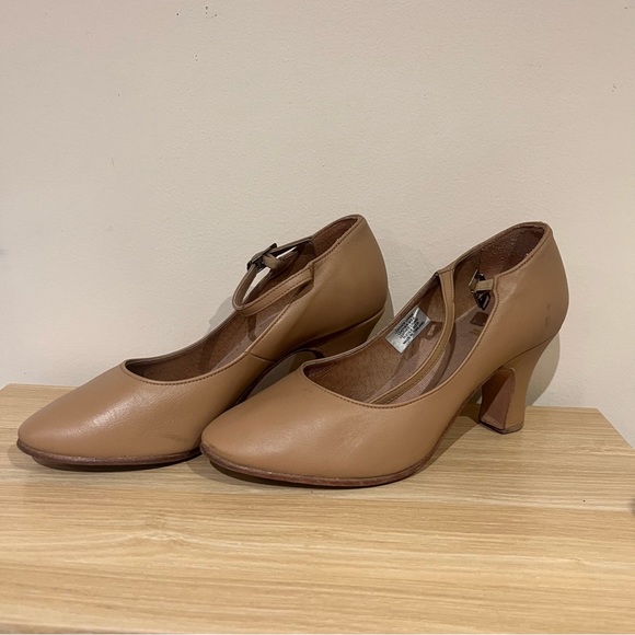 Bloch Cabaret Soft Leather 2.5" Character Shoes - S0306L Womens - Picture 4 of 6